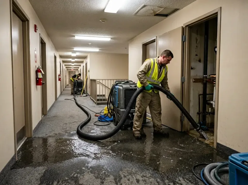 multi-unit-apartment-hallway-f-005 — frequently asked questions, Emergency Burst Pipe Water Extraction & Removal in Palm Coa…